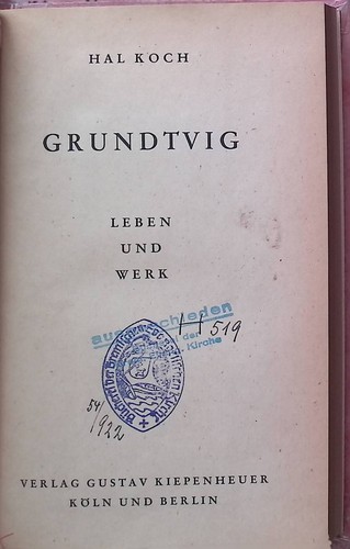 Grundtvig leben werk - leben, u.